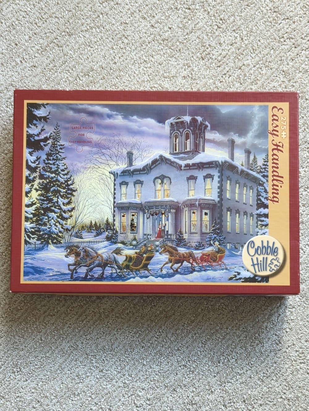Vintage Cobble Hill "Sleigh Ride" 275-Piece Easy Handling
